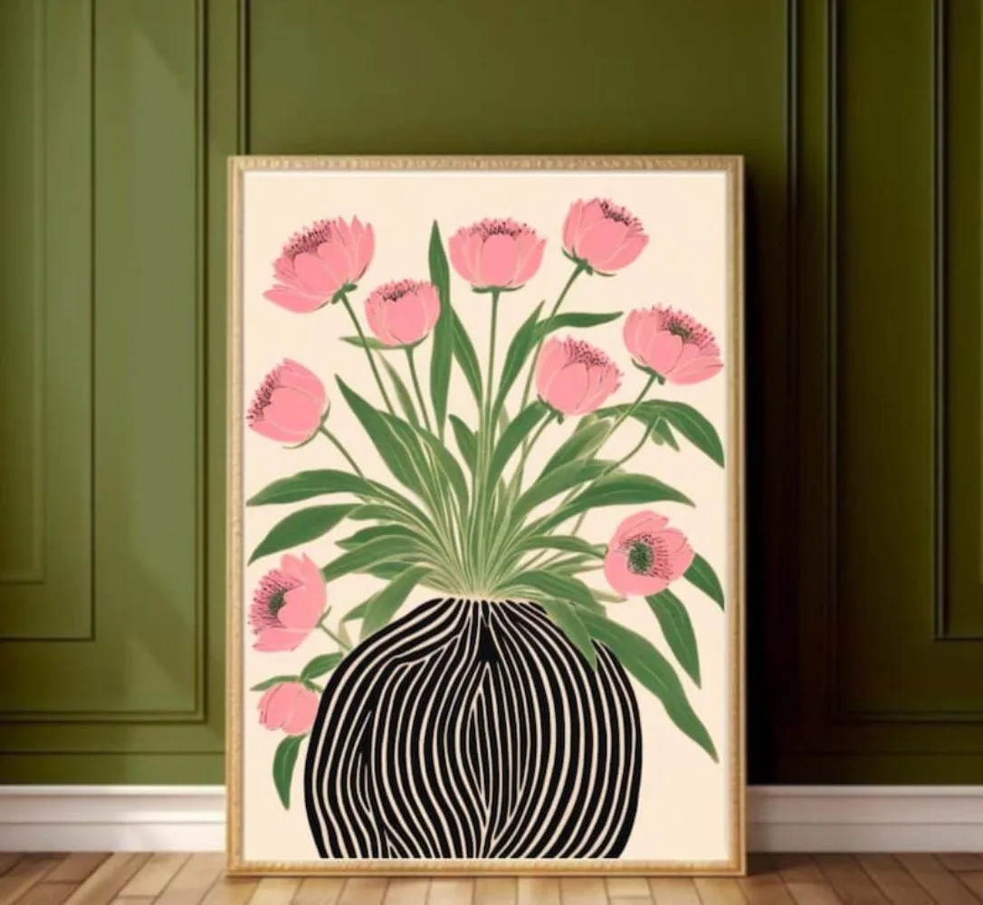 A Frameless Floral Poster,Mati - огляд і ціна Florist Supply Vases