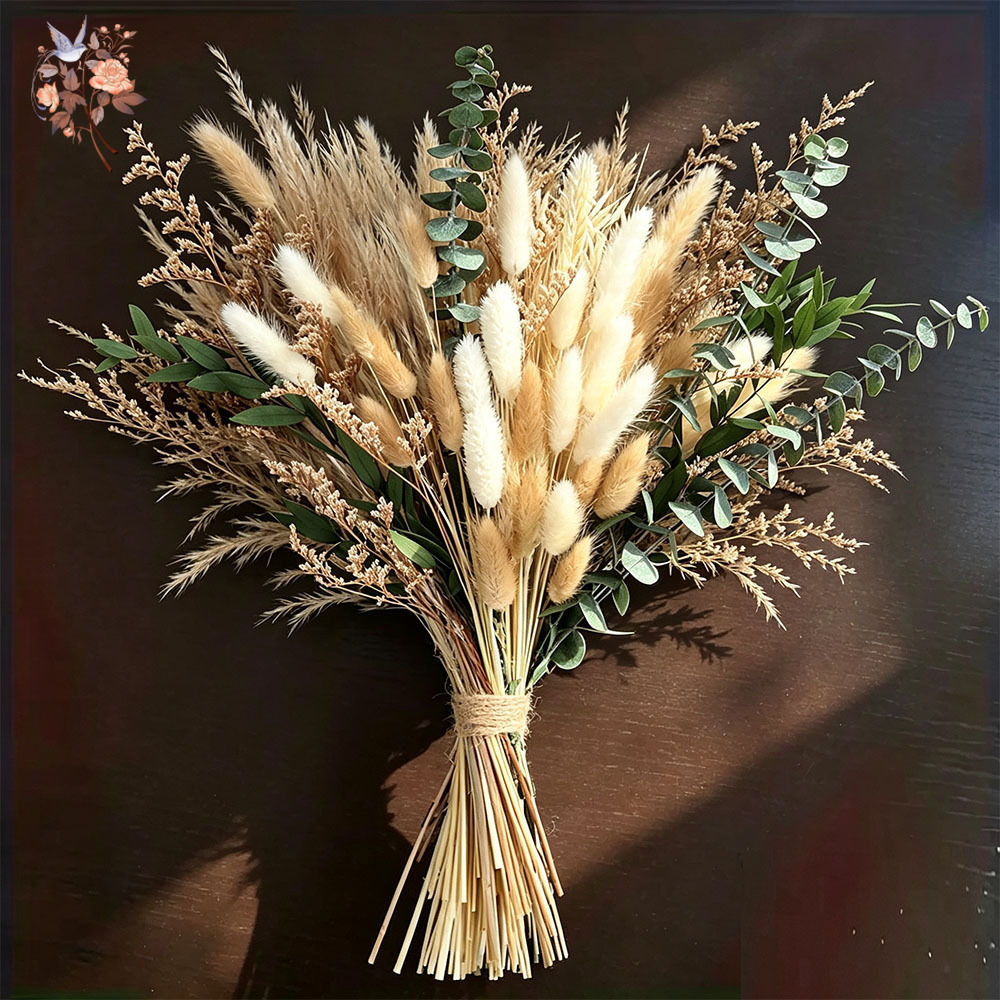 80Pcs Natural Dried Flowers Bo - огляд і ціна Eucalyptus Preserved