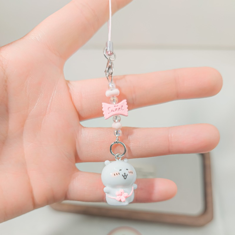 Cute Beaded Phone Strap Pink G - огляд і ціна Supply Florist